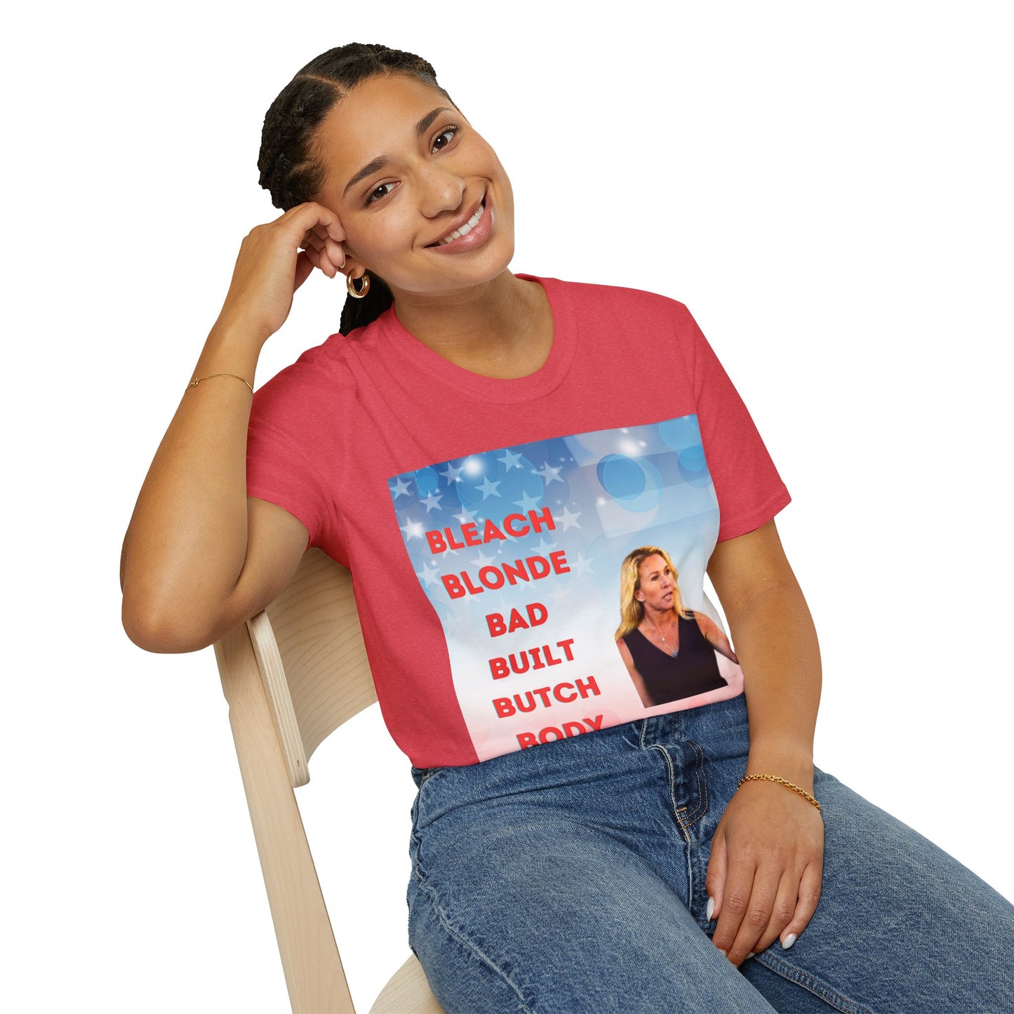 BAD BUILT - Unisex Softstyle T-Shirt