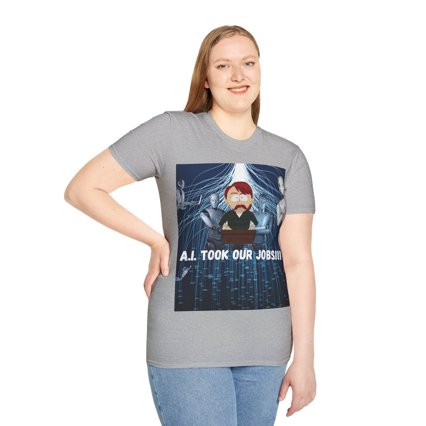 AI - Unisex Softstyle T-Shirt