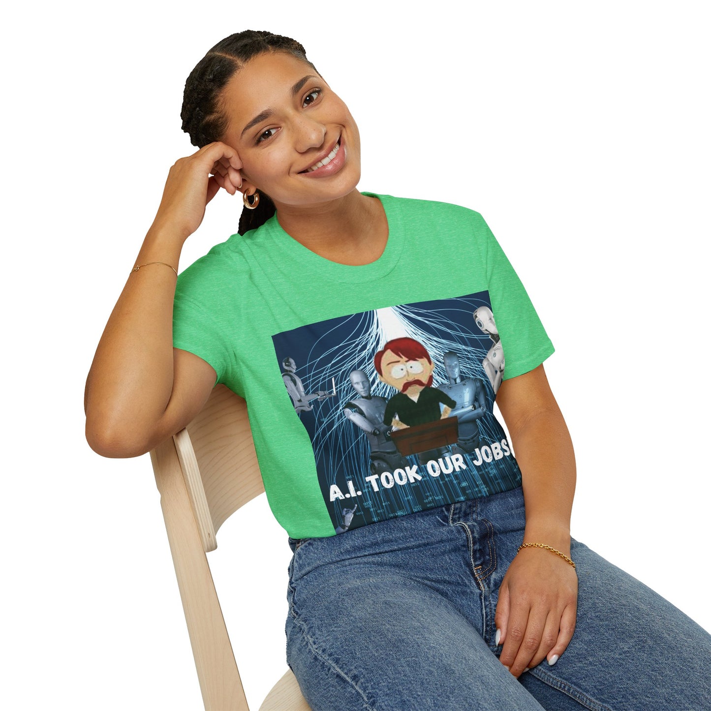 AI - Unisex Softstyle T-Shirt