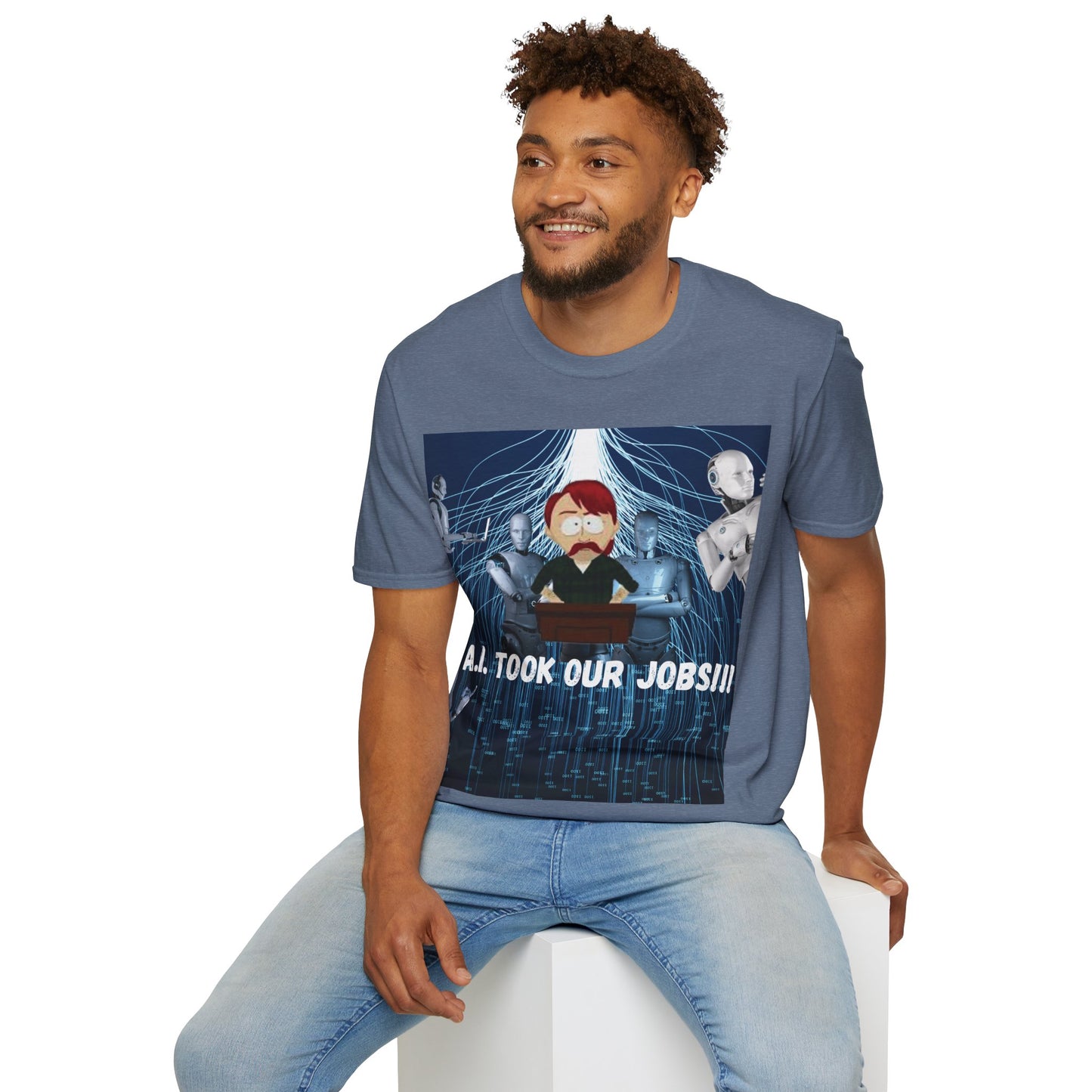 AI - Unisex Softstyle T-Shirt