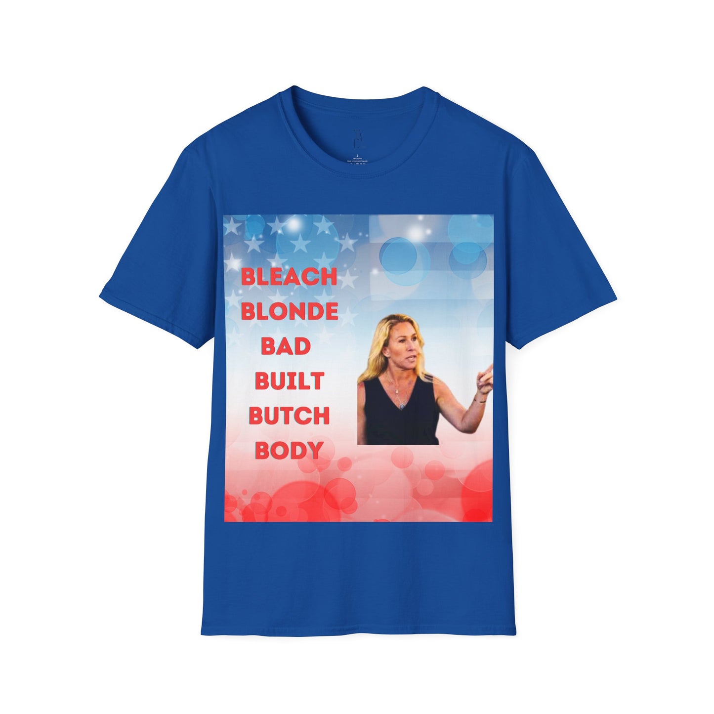 BAD BUILT - Unisex Softstyle T-Shirt
