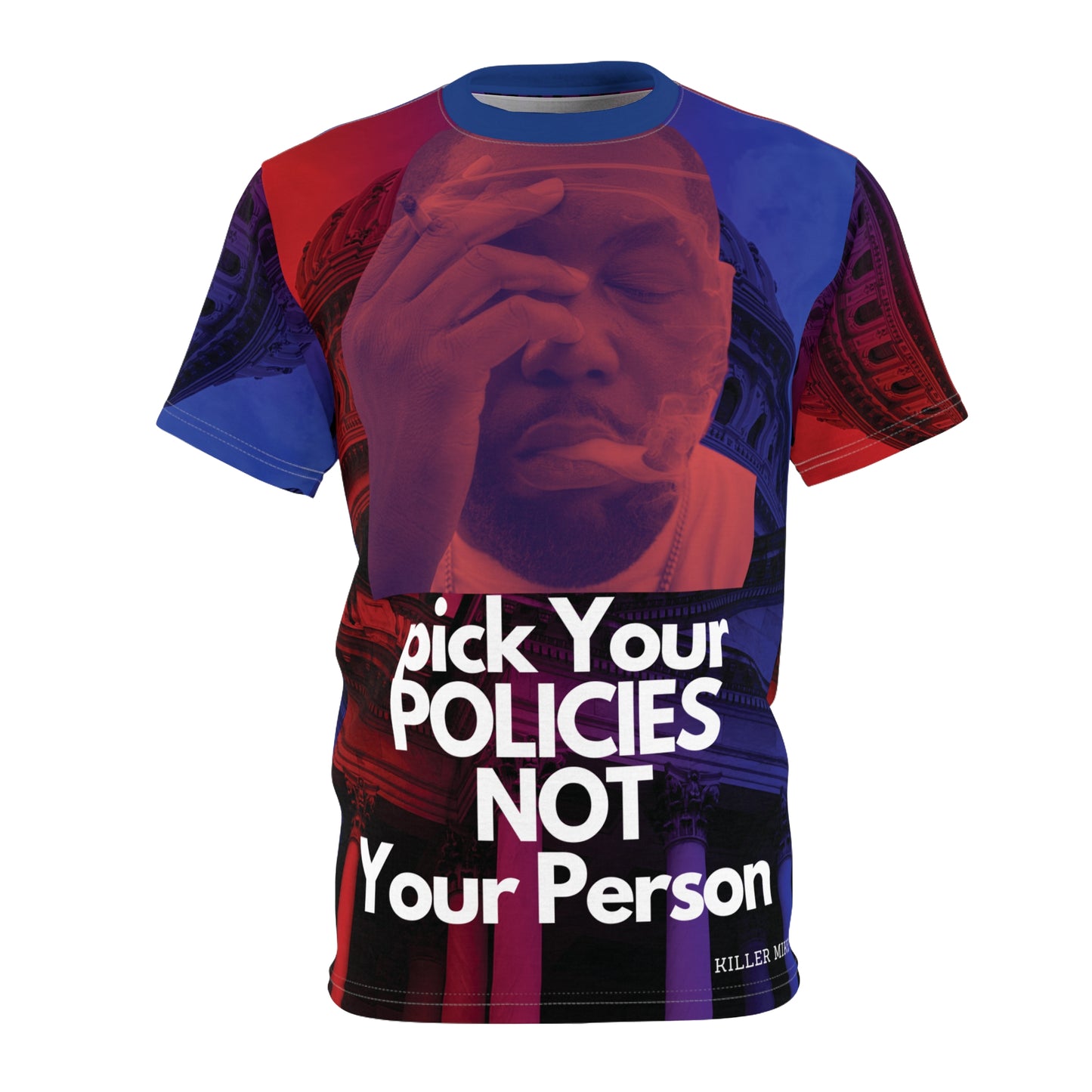 PICK YOUR POLICY - Unisex Cut & Sew Tee (AOP)