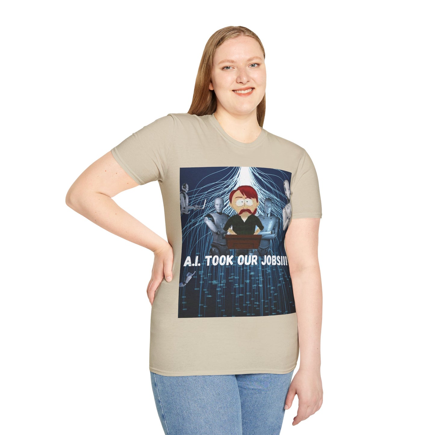 AI - Unisex Softstyle T-Shirt