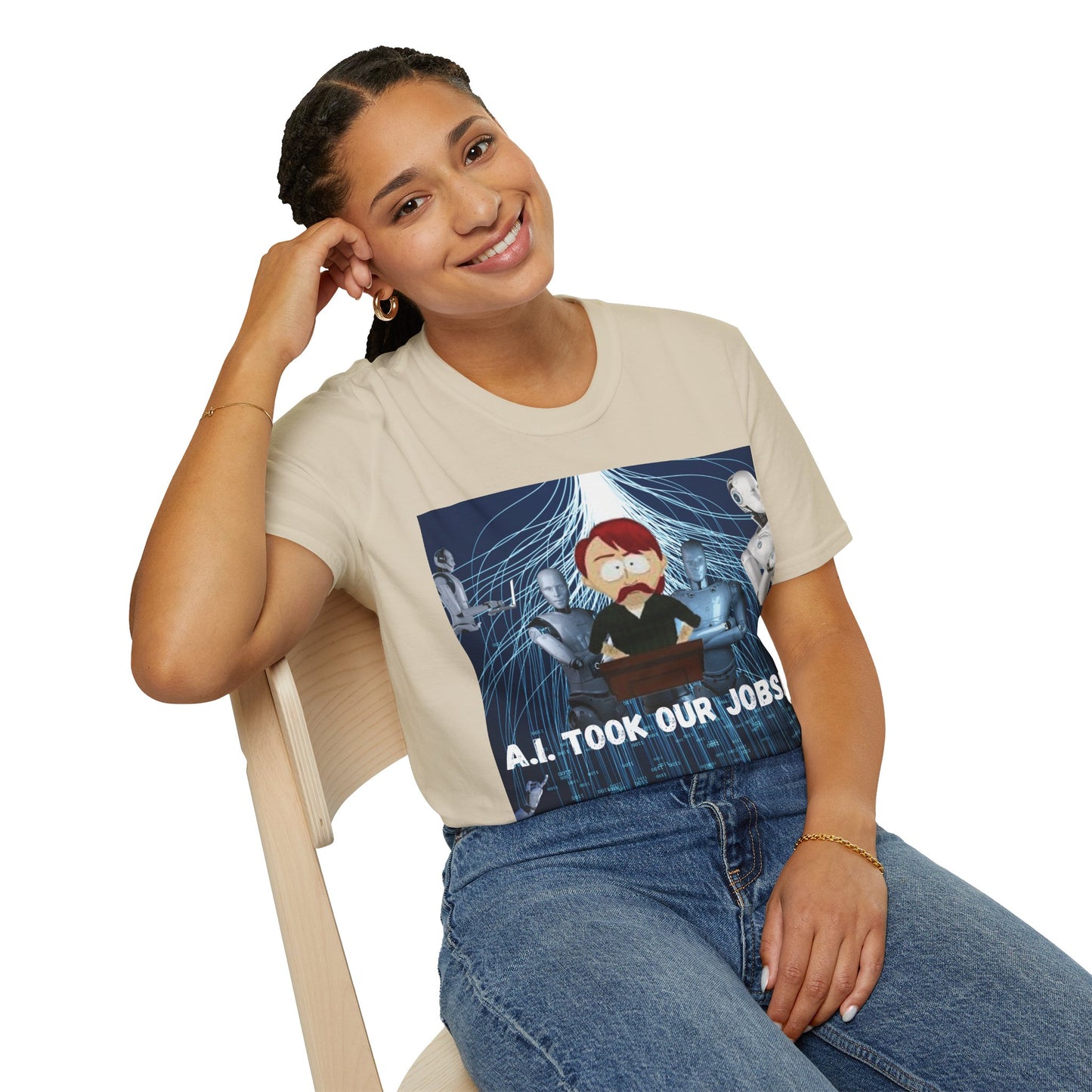 AI - Unisex Softstyle T-Shirt