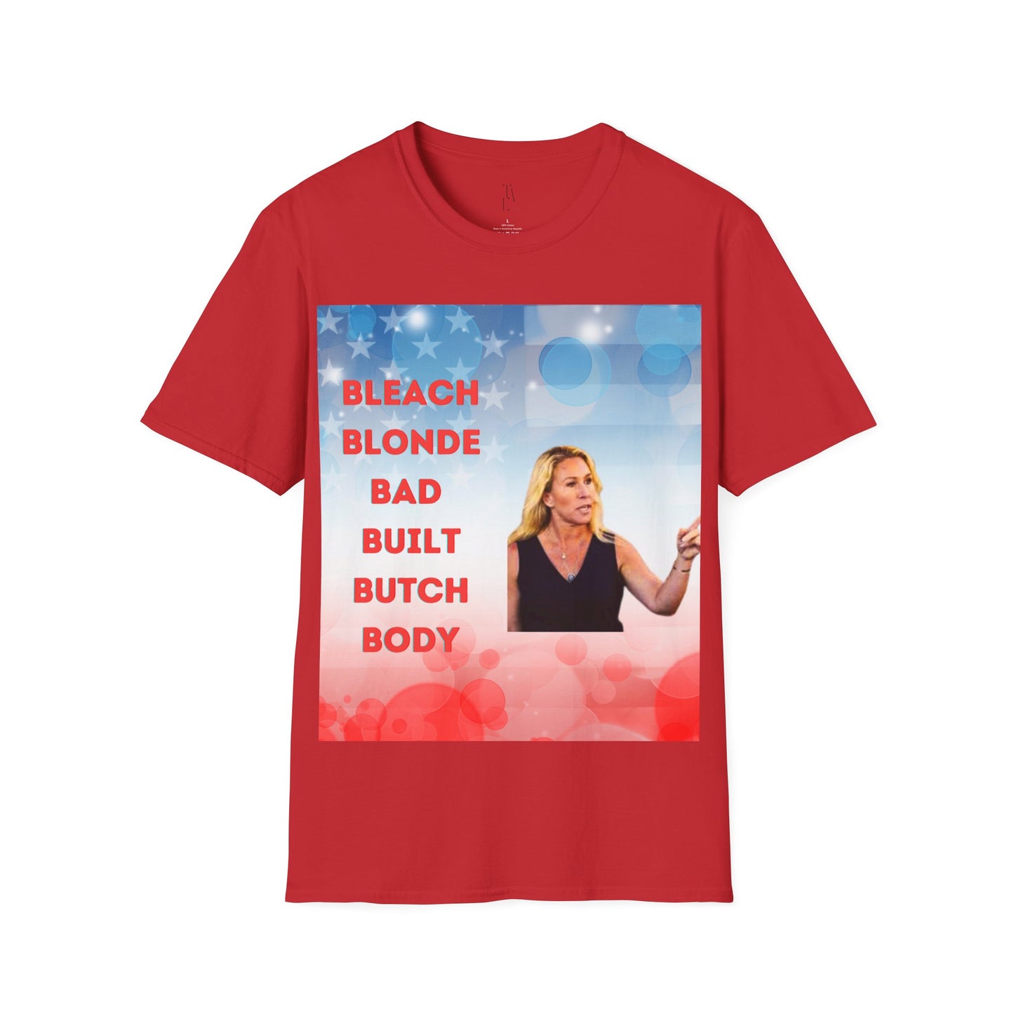 BAD BUILT - Unisex Softstyle T-Shirt