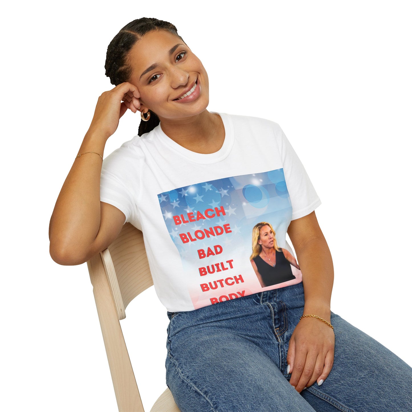 BAD BUILT - Unisex Softstyle T-Shirt