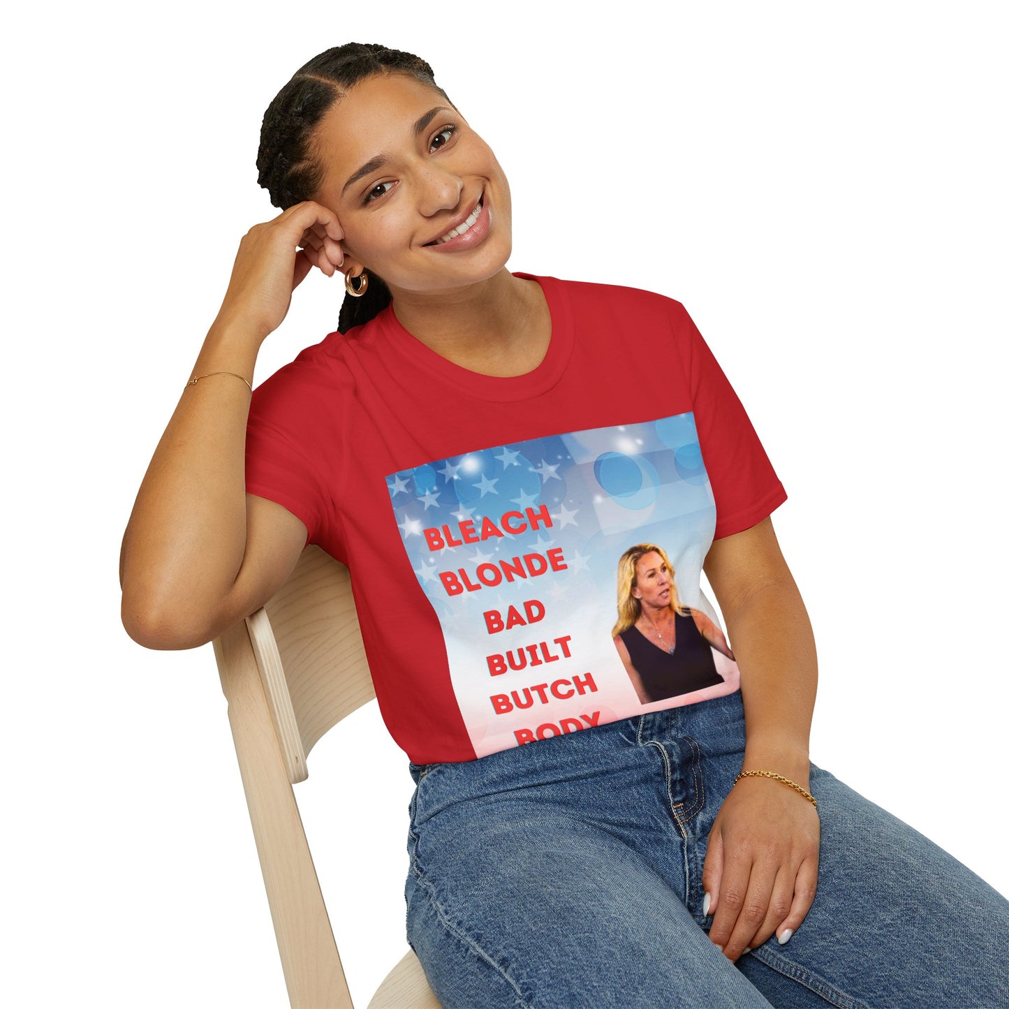 BAD BUILT - Unisex Softstyle T-Shirt