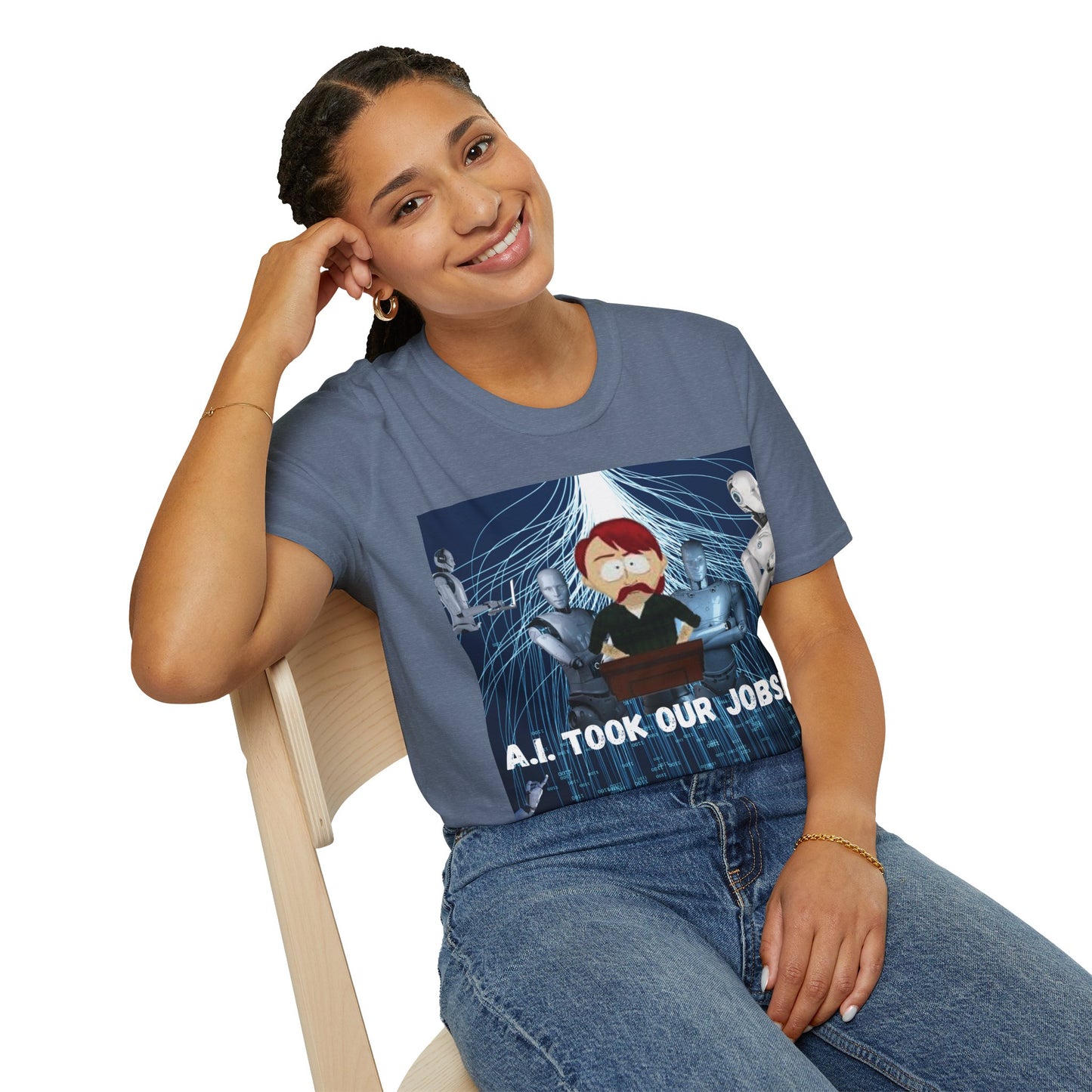 AI - Unisex Softstyle T-Shirt