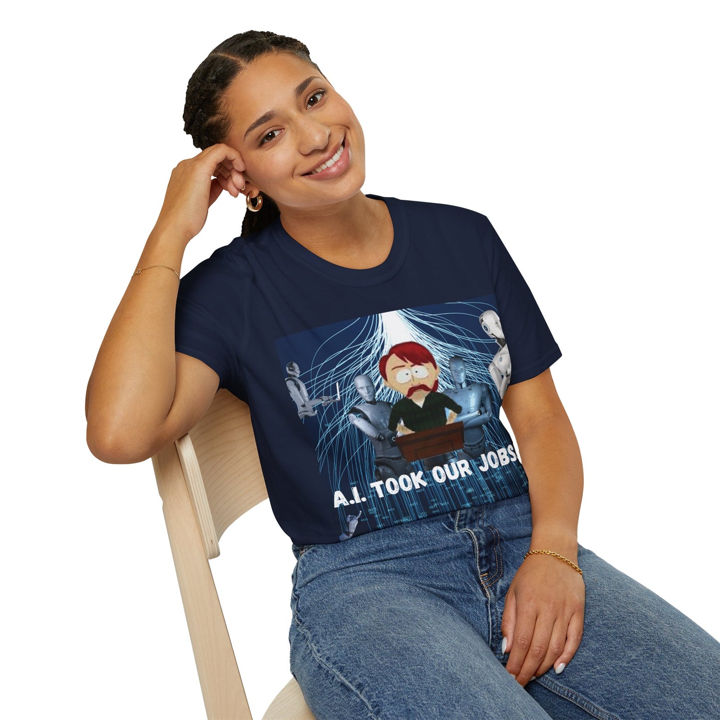 AI - Unisex Softstyle T-Shirt