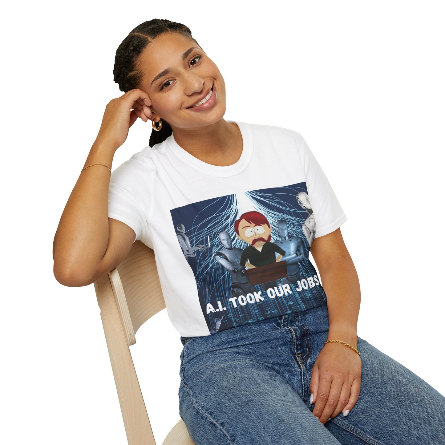 AI - Unisex Softstyle T-Shirt