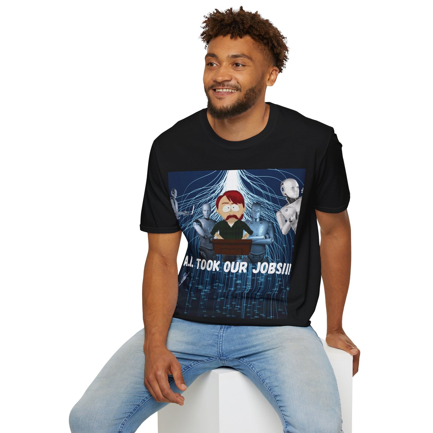 AI - Unisex Softstyle T-Shirt