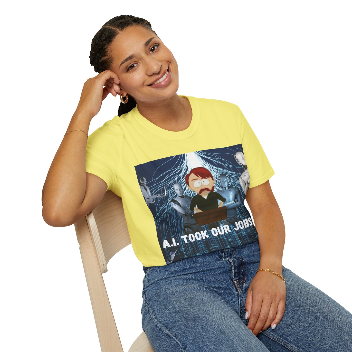 AI - Unisex Softstyle T-Shirt