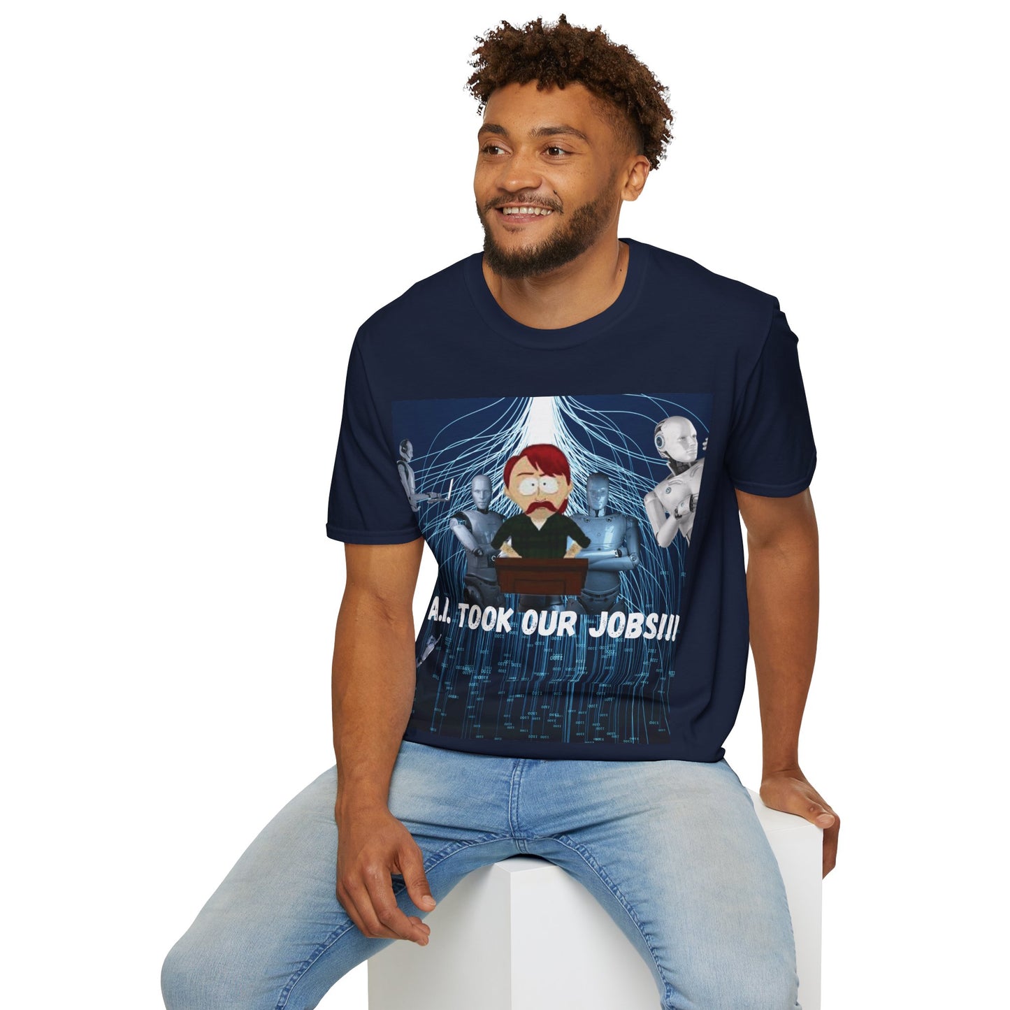 AI - Unisex Softstyle T-Shirt