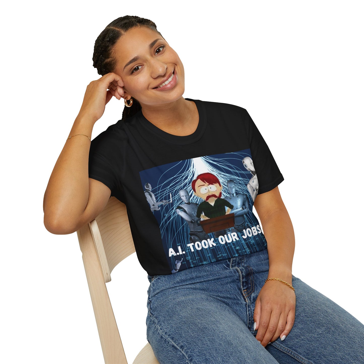 AI - Unisex Softstyle T-Shirt