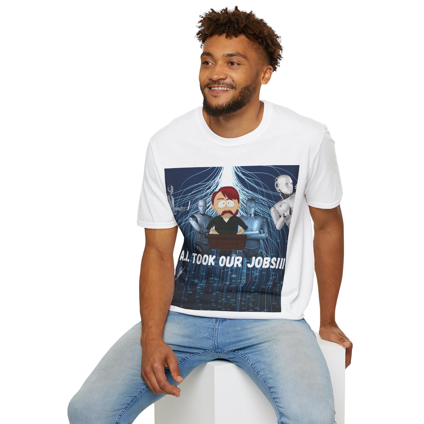 AI - Unisex Softstyle T-Shirt