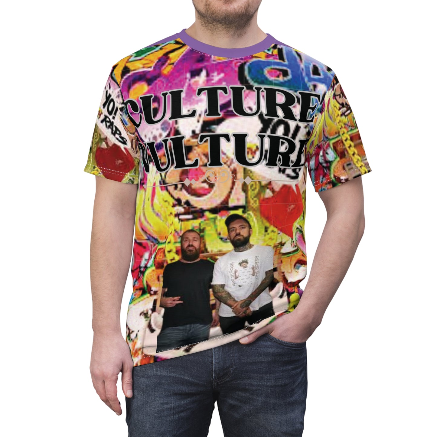 Culture Vulture - Unisex Cut & Sew Tee (AOP)